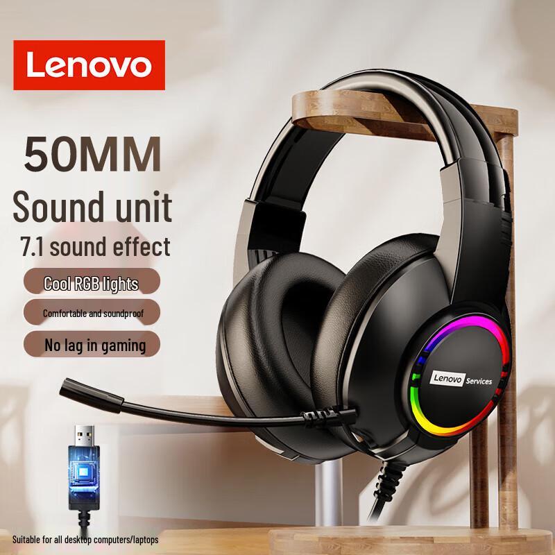 

Lenovo ThinkPlus E08 Over-Ear Gaming Headset