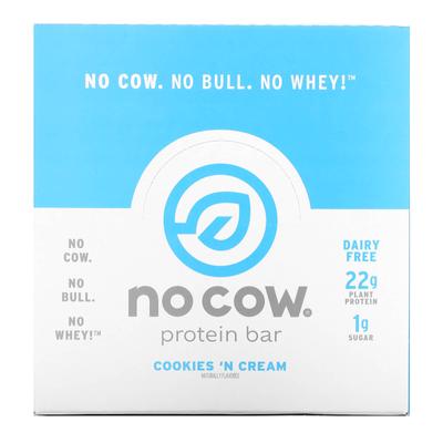 Protein Bar, Cookies & Cream, 12 Bars, 60g (2.12oz)