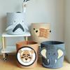Large Capacity Baby Toy Storage Bucket Felt Storage Bag Large Laundry Hamper Kid Toys Storage Basket Clothes Organizer