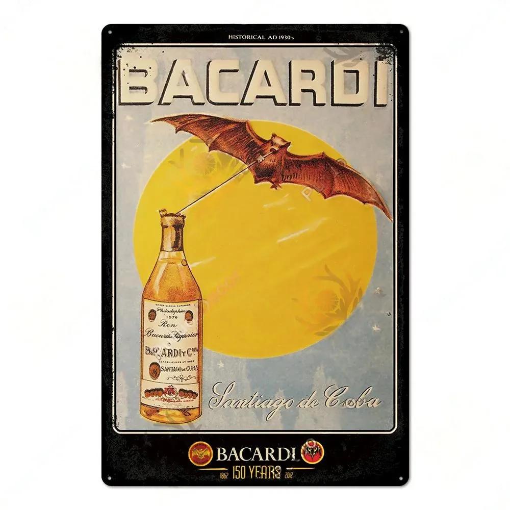 Vintage Metal Sign Rum Brand Retro Tin Sign Captain Morgan Funny Poster Decor for Bar Pub Club,Man Cave Wall Art Decoration