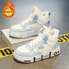 Men's shoes 2025 autumn and winter new high-top board shoes trendy casual sports shoes couple velvet thickened warm cotton shoes