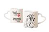 Caucasian Shepherd Dog, Caucasian Ovcharka - Cup with a Dog, Adorable Cup with a Heart-shaped Handle, Universal Gift from the Brand