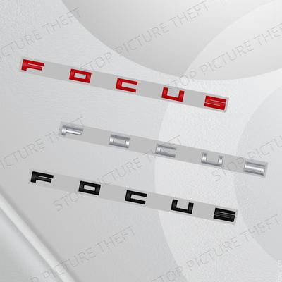 Metal Alloy For Focus Letter Logo Car Trunk Fender Sticker Decoration Emblem Badge Accessories