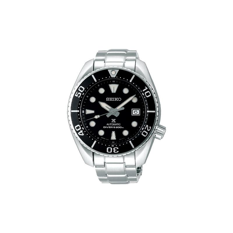 

SEIKO prospex series 200 meters waterproof Automatic Steel Strap men s watch black dial SBDC083