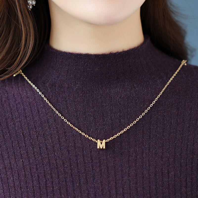 Plus Size Semi-High Collar Wool Sweater Dress - Warm, Thick, Tummy Covering, Slimming Winter Knit