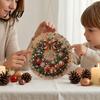 Unique Christmas Craft Gifts DIY Sun Catcher Kit, Faux Pearl Art Hanging Ornament, Santa Claus Artistic Projects for Beginners Xmas Tree Kit