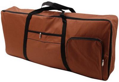 Laquest Waterproof Keyboard Case for 61 Keys Soft Bag Backpackable Piano Synthesizer Protection Case Brown 600D