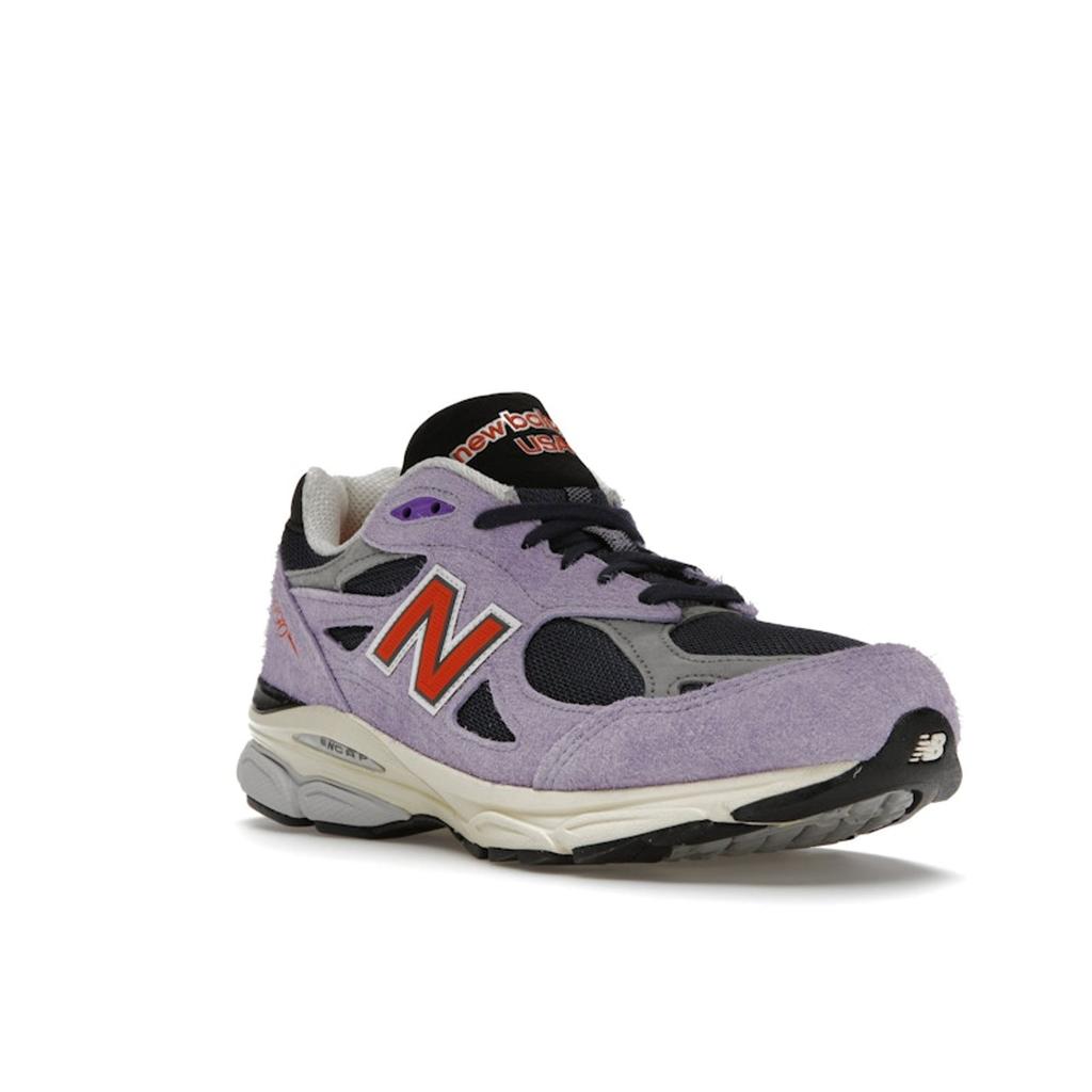 Teddy Santis X New Balance 990v3 Made In USA Raw Amethyst Unisex Sneakers Purple Nb-Navy M990TD3