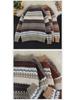 Herren Retro Koreanischer Gestreifter Ethno-Pullover - Locker Lässig Winter-Pullover