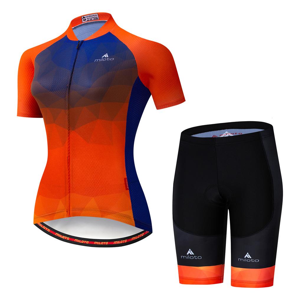 Cycling Suit Short Sleeve Strap Set, Women's Cycling Suit 2026 Summer Breathable Cycling Suit Set