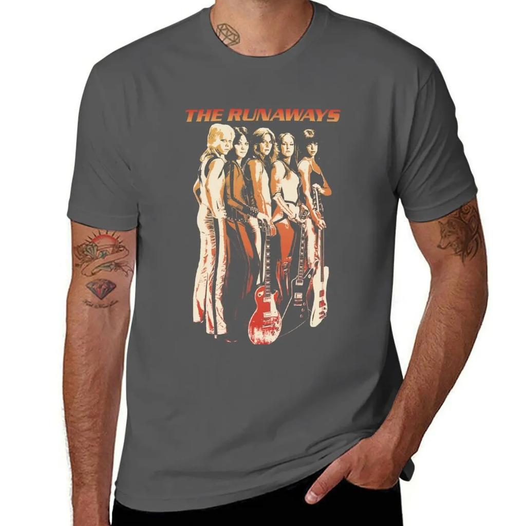 The Runaways TShirt Street Wear Baggy Shirts New Edition Unisexs T Shirts