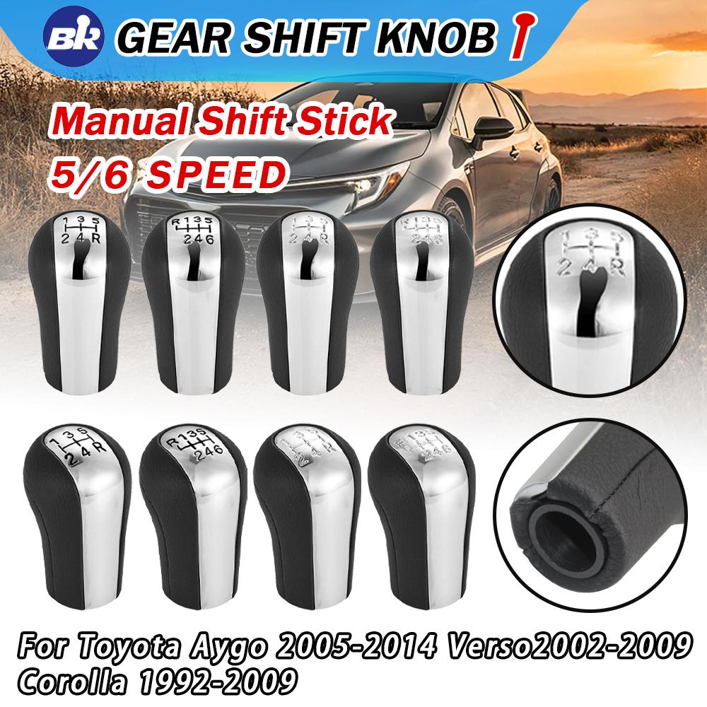 new 5 6 Speed Car Gear Shift Knob Gear shift Shifter Lever Stick For Toyota AYGO 2005-2014 Verso 2002-2009 Corolla 1992-2009