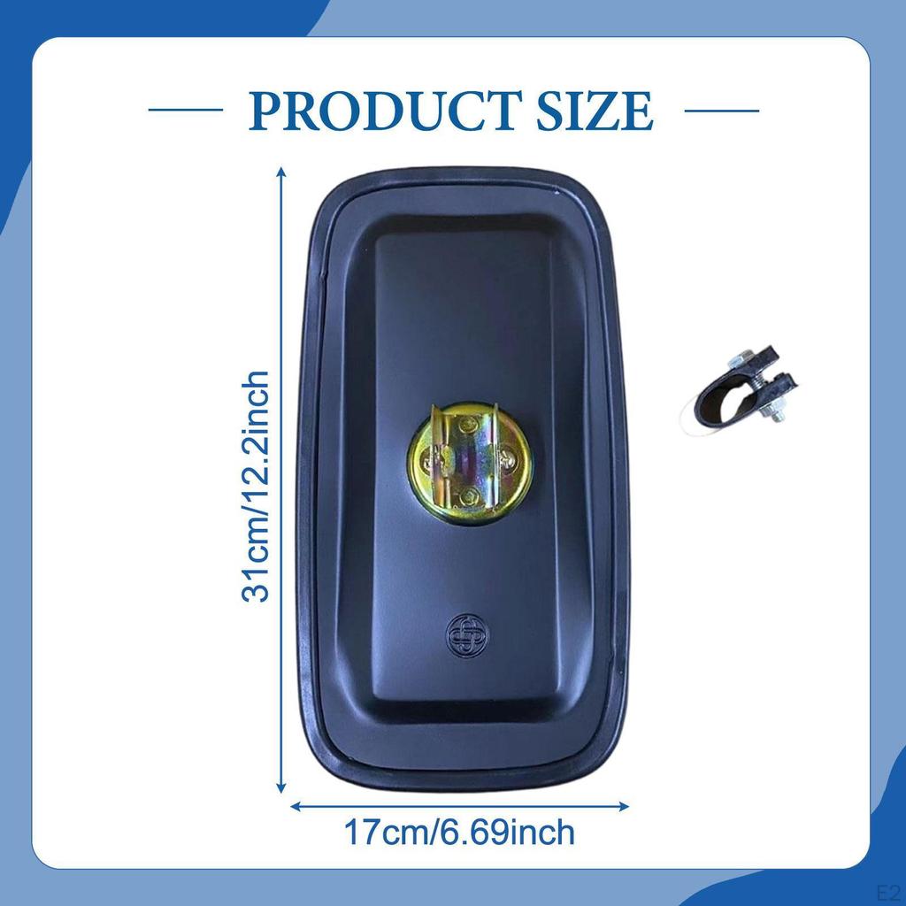 Tractor Mirror Rear or Side View Reversing Assembly Excavators High Performance Hardware Spare Parts