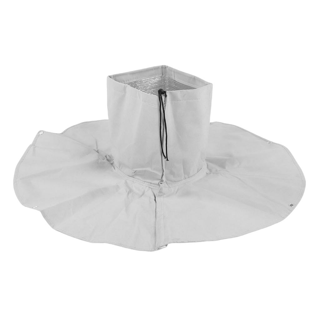 Palm Tree Root Protector Nonwoven Fabric Tree Root Freeze Protector with Drawstring Ground Nails for Winter Outdoor