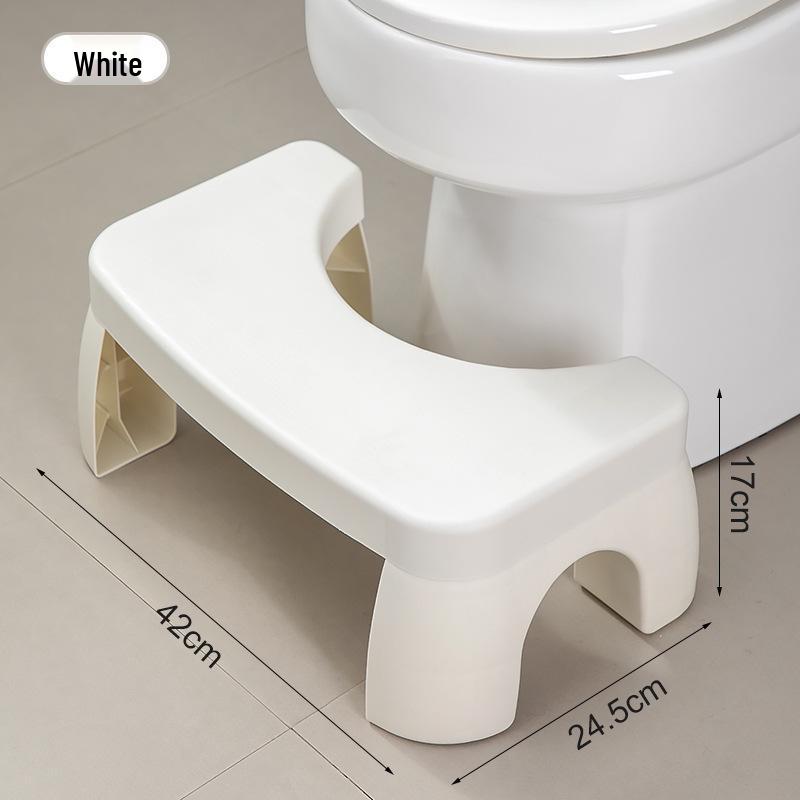 GripPro Bathroom Squat Toilet Footstool with Non-Slip Mat