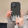 Piano Keys Is Simple Retro Phone Case Hard Leather For IPhone 16 15 14 13 12 Mini 11 14 Pro Max Xs X Xr 7 8