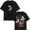 Anime Demon Slayer Kamado Tanjirou Tomioka Giyuu Akaza Koszulki Graficzne Męskie Damskie Moda Codzienna Vintage Koszulki z Krótkim Rękawem
