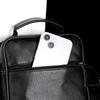 Men's Genuine Leather Crossbody Shoulder Bag - Top Grain Cowhide, Small Storage, Tool Bag