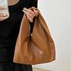 Large Capacity Women's Handbag Solid Color Tote Bag Durable Pleated Cloud Bag  Outdoor