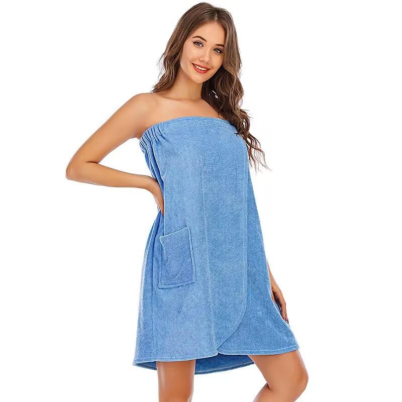 Women's Summer Bathrobes Absorbent Bath Towels Comfortable Women's Pajamas