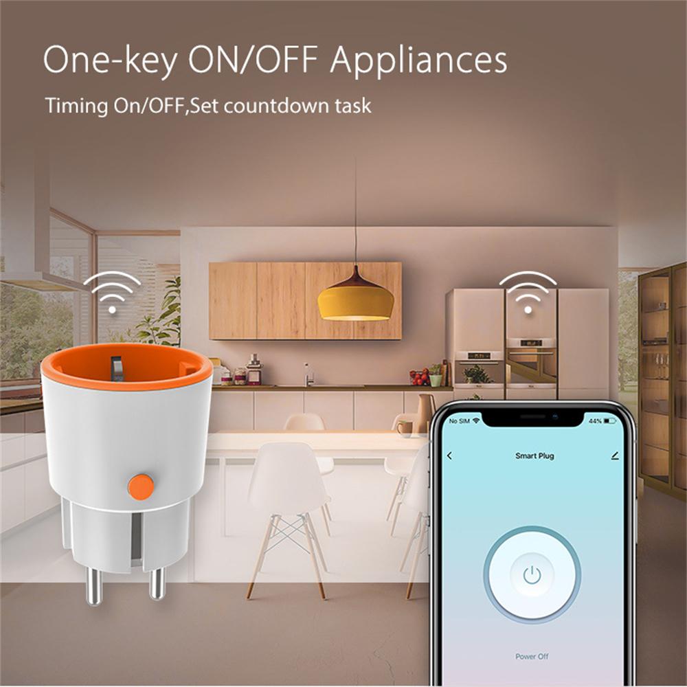 NEO NAS-WR01BH 16A ZigBee 3.0 Smart Plug Smart Wireless Remote Control Power Plug with Energy Monitoring, EU Plug
