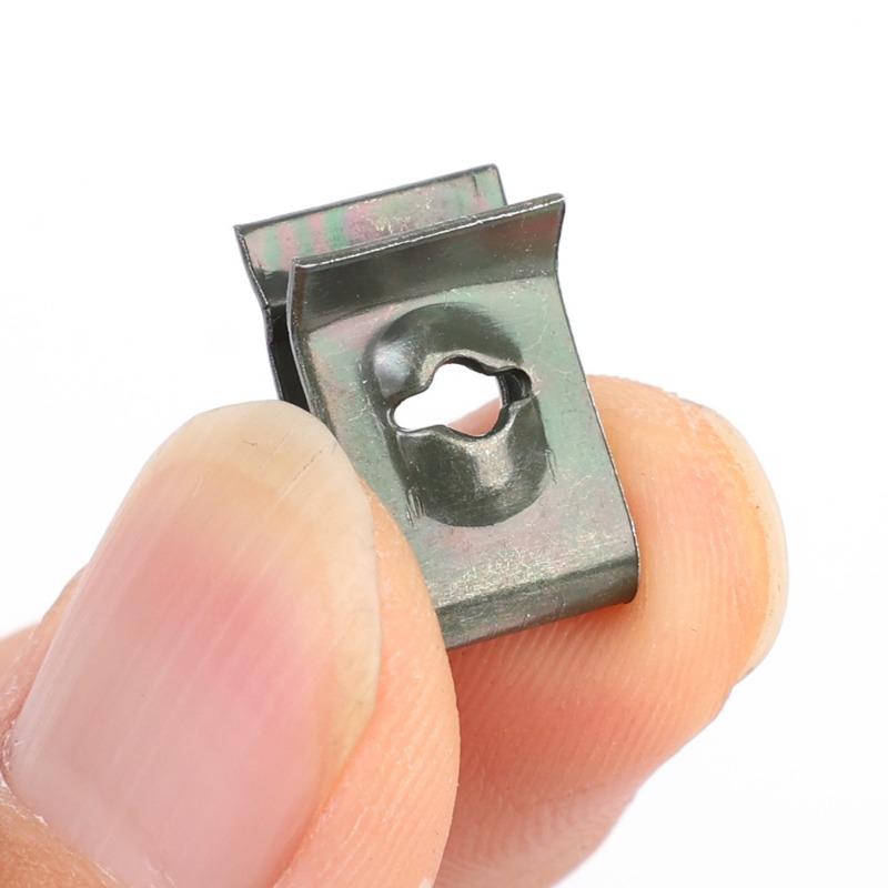 Body Bolts And U-nut Clips Fasteners Car Fenders Bumpers Phillips Head Screws Car Motorbike Guards Metal Fixing U-clips