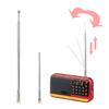 Telescopic Antenna for Electronic Radio TV Signal 4/5 Sections Radio Remote