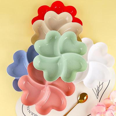 Kunststoff-Frucht- und Snackplatte mit mehreren Fächern für den Heim- oder Gewerbegebrauch