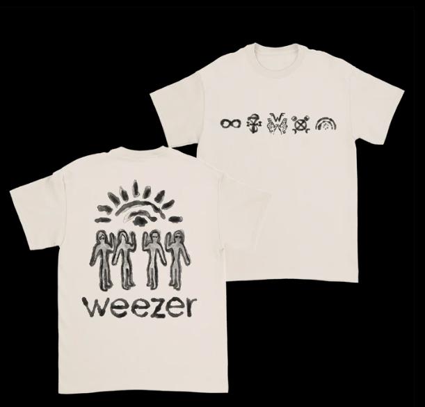 2026 Weezer The Gathering Tour Nordamerika Sommer Unisex und Unisex Hoodies Bequem Atmungsaktiv Hohe Qualität Ins Y2k