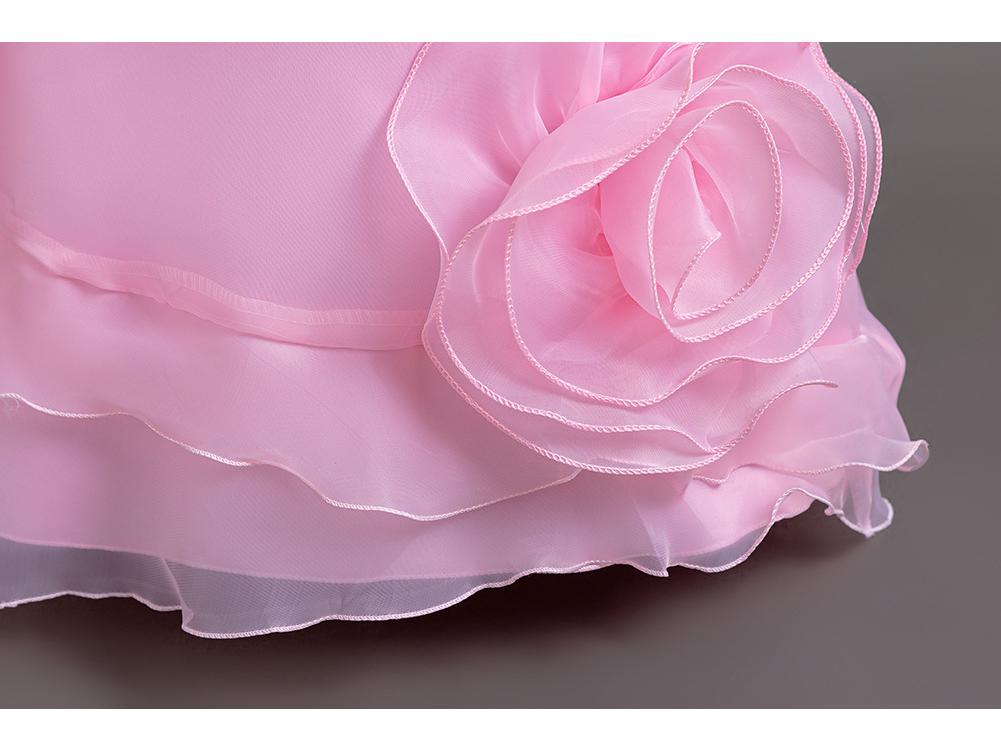 Girls' Formal Fashion Tulle Skirt Flower Girl Dress for Weddings and Piano Performances - Available Now