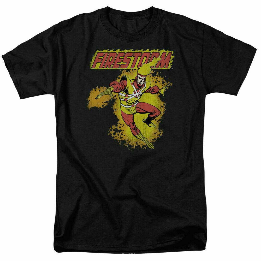 

Firestorm Logo T Shirt Licensed Comic Book Tee Black S