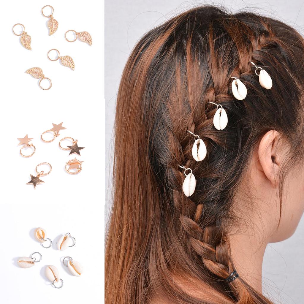 173 Anillos De Pelo Con Cuentas De Hip-hop Para Mujer Punk 173 Anillos De Pelo Con Cuentas De Hip-hop Para Mujer Punk