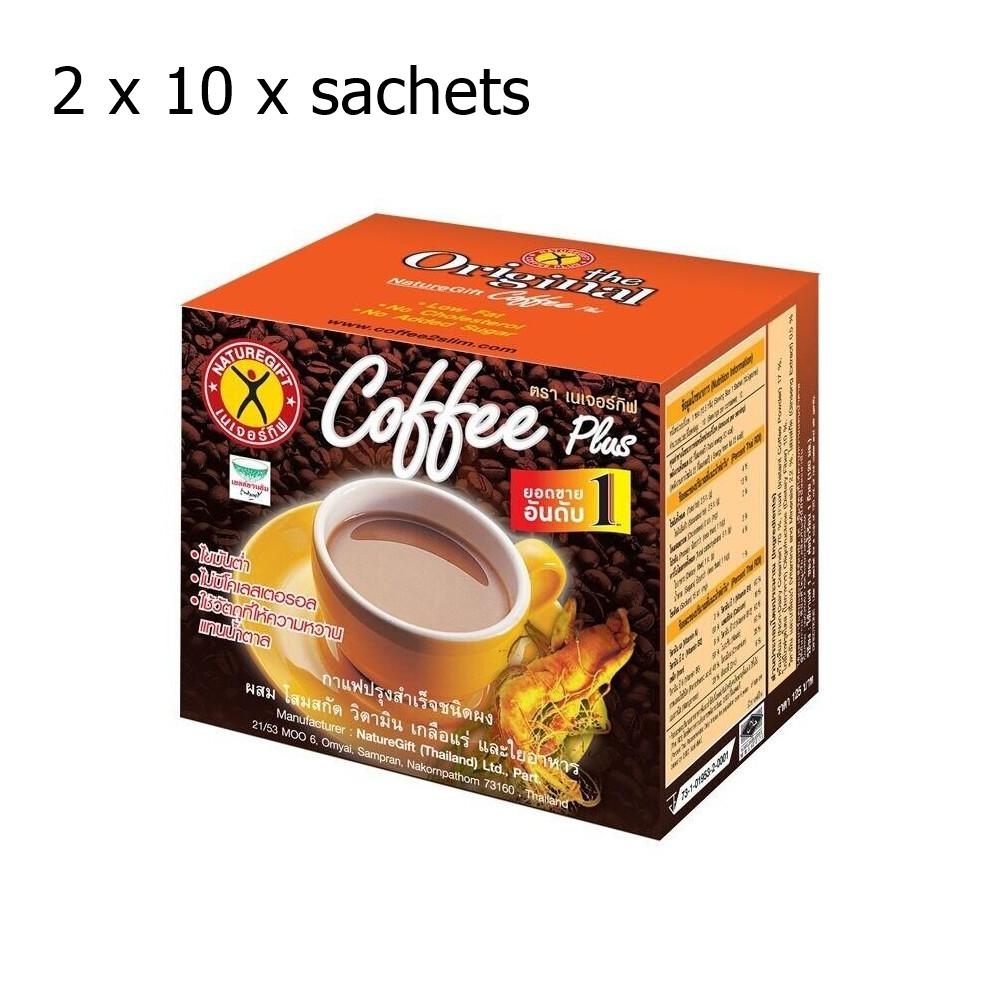 Naturegift Coffee Plus Diet Slanking Vektkontroll Instant Coffee 13,5gx 10 poser