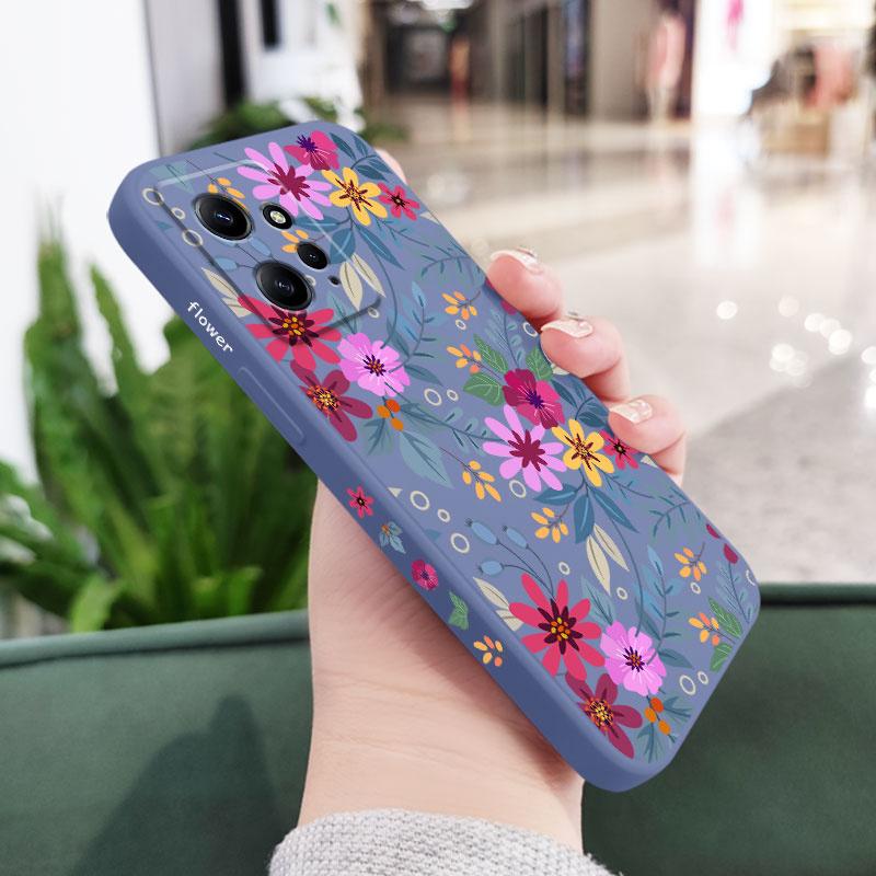 

Красивый Цветочный Чехол для Телефона для Xiaomi Redmi Note 15 Pro Plus 4G 5G Силиконовый Чехол Redmi Note 15 4G
