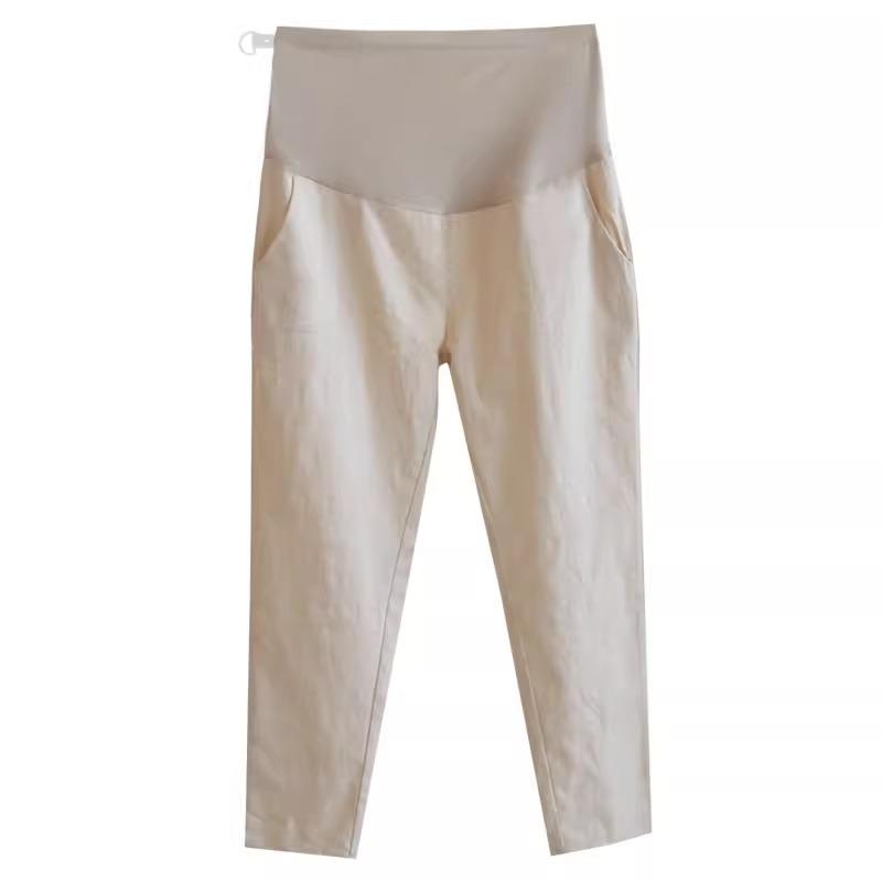 Maternity Skinny Wide-Leg Pants – Spring/Summer 2025 Casual Base Layer
