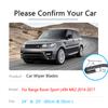 Für Range Rover Sport L494 MK2 2014 ~ 2017 Front Wischer Klingen Pinsel Fenster Windschutzscheibe Windschutzscheibe UJ Haken Cutter Auto