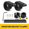 SUV Pickup Mounting Bracket Clamps 1.25 Inch Off Fog Road Tube LED Light Bar EXV