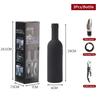 3/5 Pcs Deluxe Wine Accessories Gift Set Stainless Steel Wine Opener With Corkscrew Stopper Pourer Foil Cutter For Home Bar Use