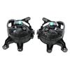 Fog Light Set for 13-15 Chevrolet Spark - Headlight Bumper and Daytime Running Light Assembly