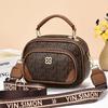 Women's handbag women's bag fashion Korean version tide printing small round bag simple atmosphere shoulder messenger bags