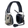5th Gen Chip Tactical Headset HD-09 Over-Ear Pickup Noise Cancelling Headphones ABS+Sound Insulation Cotton Outdoor Shooting Hunting Military