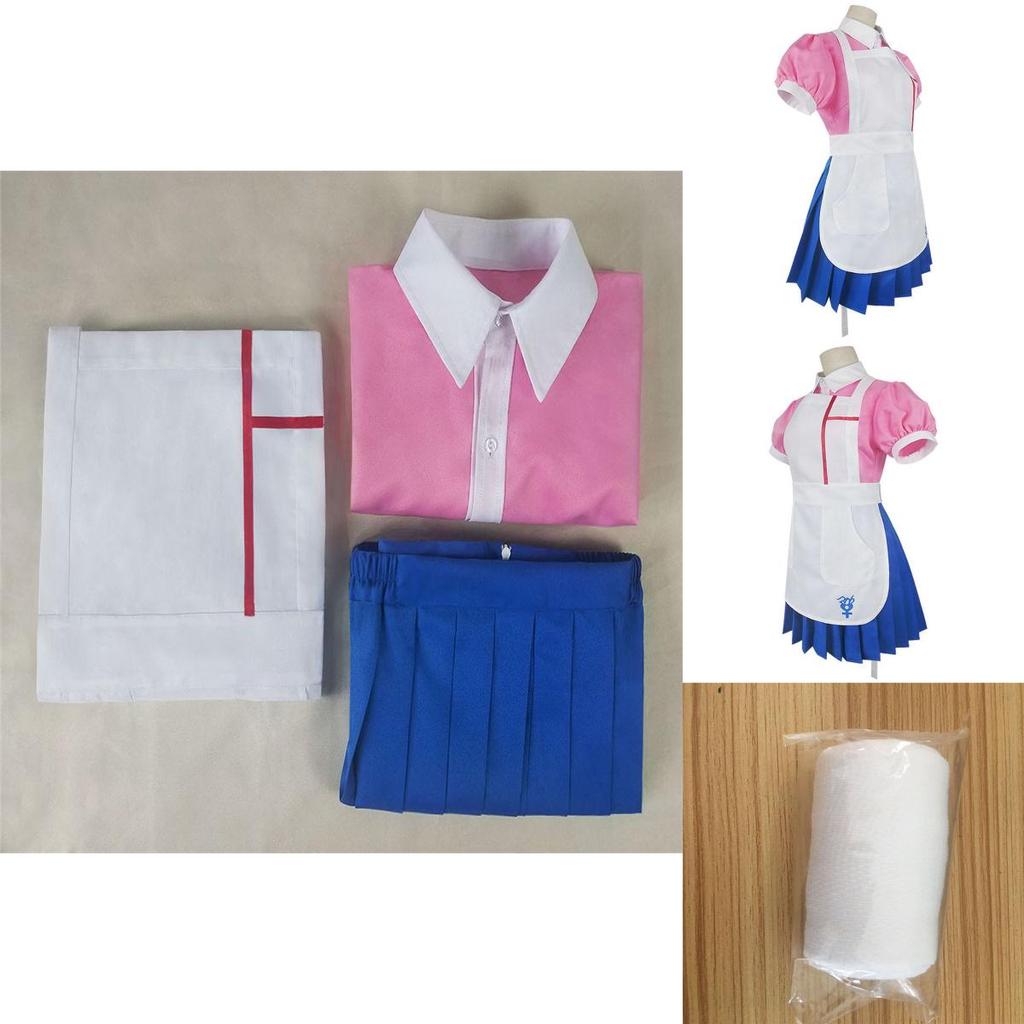 Anime Danganronpa Mikan Tsumiki Halloween Party Costume Suit