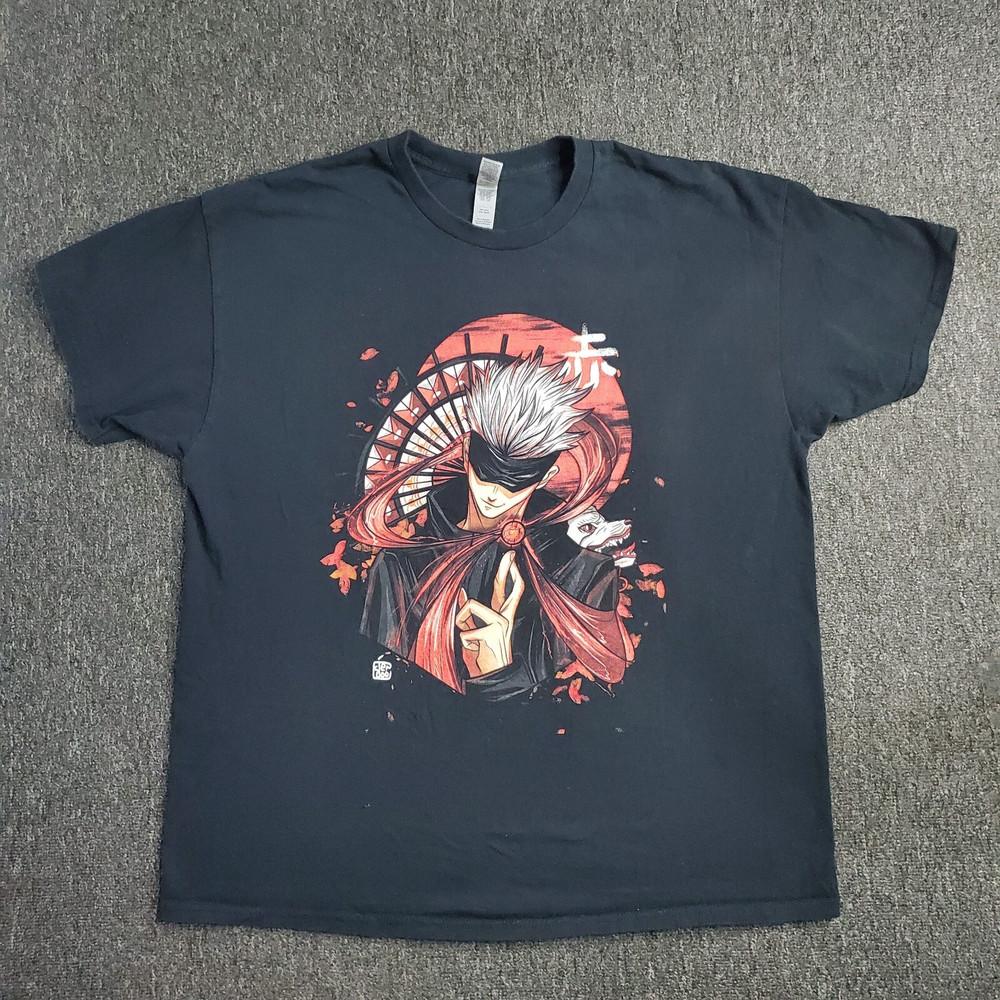 

Jujutsu Kaisen T Shirt Mens Black Satoru Gojo Anime Manga Graphic reprint PA6731 Unisex T-Shirt XXXXL