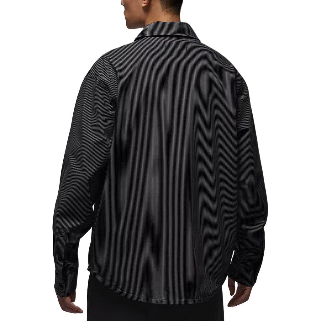 Jordan Flight Solid Loose Button Oxford Long Sleeve Shirt Men shirts IB0318-011