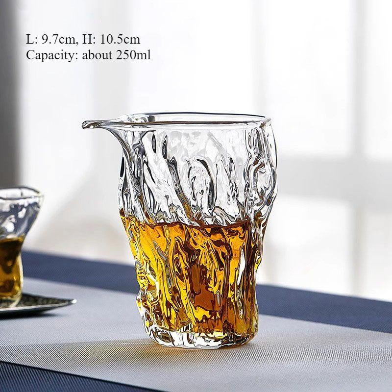 Heat Resistant Glass Milk Jug, Coffee Ware Accessory Cup, Creative Simple Tea Pitcher, Transparent Office Teacup, Teaware