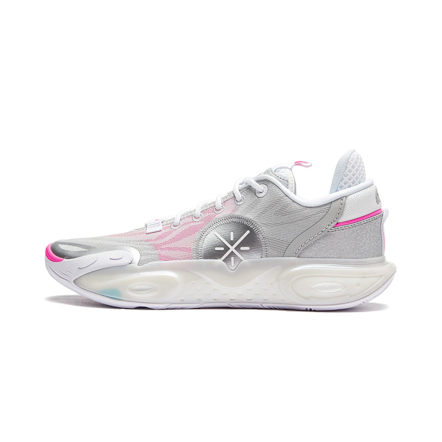 

Li-Ning Мужские кроссовки Wade All City 12 Birthday Серебристо-розовые ABAU023-10 44⅓