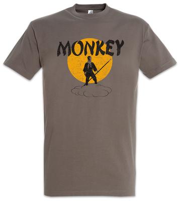 MONKEY MAGIC RETRO TV-SERIE T-Shirt Herren Damen Tops - Kampfsport Kung Fu Vintage Kult T-Shirt Herren Damen Tops