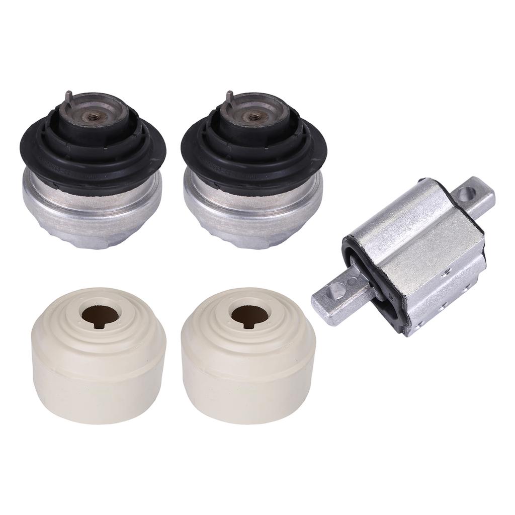 3pcs Engine Mount and Gear Bearing Set Compatible for C E-CLASS W203 CLK C209 W211