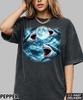 Weiße Haie Vintage 90er Grafik-T-Shirt, Geschenk für Hai-Liebhaber, Retro Lustiges Hai-Shirt, Ozean-Tier-Shirt, Geschenk für Surfer, Mystische Ozean-Shirts