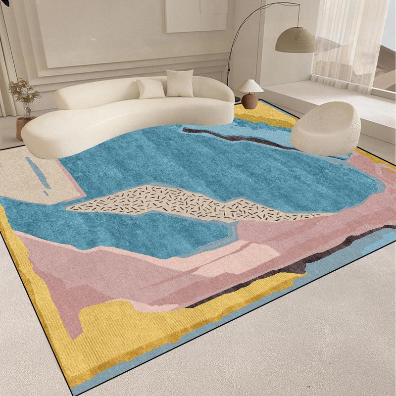 Modern Simple Carpets for Living Room Abstract Decoration Large Carpet Children Bedroom Non-slip Rug Washable Coffee Tables Mat